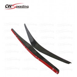 CWS-B STYLE CARBON FIBER FRONT BUMPER SPLITTER FOR 2017 ALFA ROMEO GIULIA 