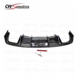 KARBEL STYLE CARBON FIBER REAR DIFFUSER FOR 2014 AUDI A4L B8.5 SPORT