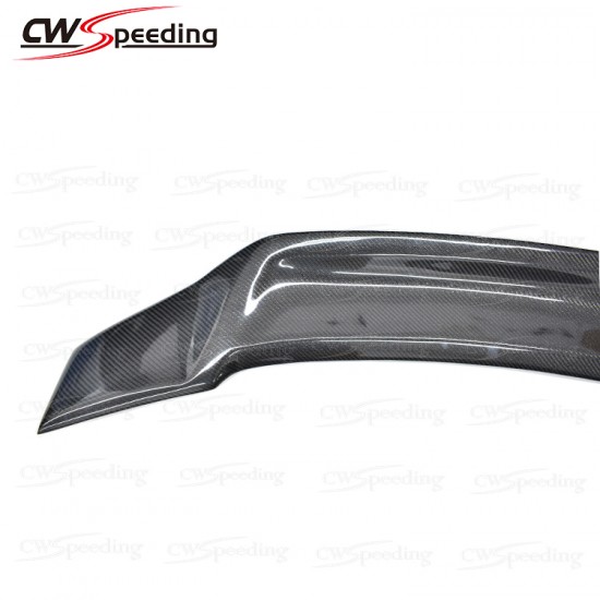 R STYLE CARBON FIBER REAR TRUNK SPOILER FOR AUDI A4