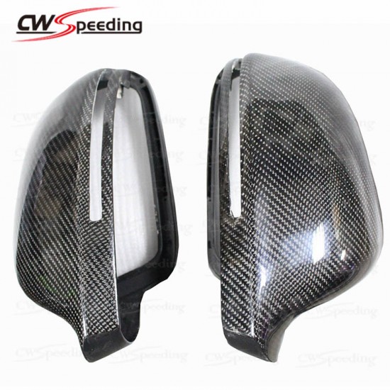 REPLACEMENT STYLE CARBON FIBER SIDE MIRROR COVER FOR 2009-2012 AUDI A4L B8