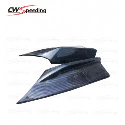 CWS STYLE CARBON FIBER REAR BUMPER CANARDS FOR 2009-2014 AUDI A7