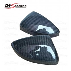 REPLACEMENT STYLE CARBON FIBER SIDE MIRROR COVER FOR  2016-2018  AUDI TT 