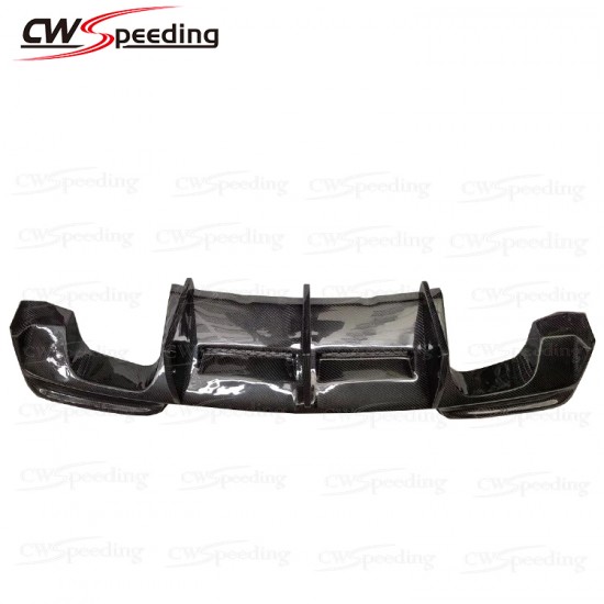 RZ STYLE CARBON FIBER REAR DIFFUSER FOR  1 SERIES BMW E82 1M