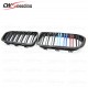 M COLOR CARBON FIBER FRONT GRILLE FOR 2016-2017 BMW 1 SERIES F20 