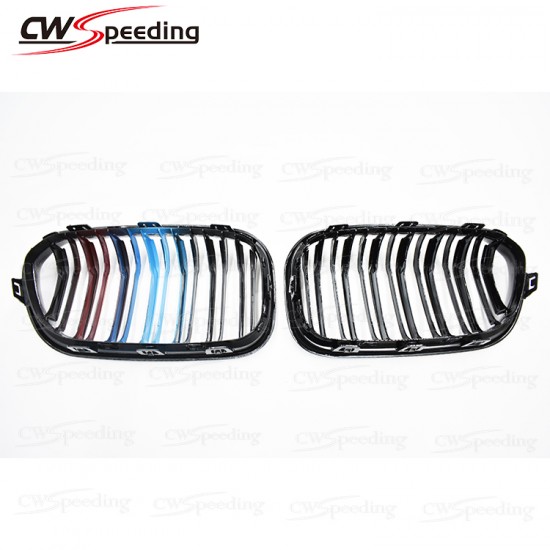 M COLOR CARBON FIBER FRONT GRILLE FOR 2016-2017 BMW 1 SERIES F20 