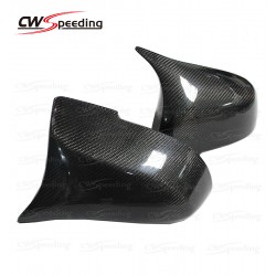 M4 STYLE CARBON FIBER SIDE MIRROR COVER FOR 2012-2014 BMW 1 SERIES F20