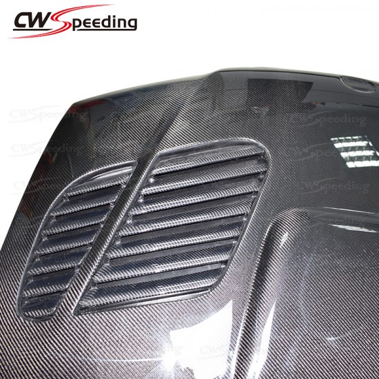 GTR STYLE CARBON FIBER HOOD FOR 2002-2005 BMW 3 SERIES E46 4D