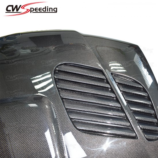 GTR STYLE CARBON FIBER HOOD FOR 2002-2005 BMW 3 SERIES E46 4D