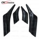 KARZTEC STYLE CARBON FIBER FRONT BUMPER CANARDS FOR 2009-2012 BMW 3 SERIES E90 