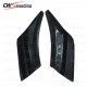 KARZTEC STYLE CARBON FIBER FRONT BUMPER CANARDS FOR 2009-2012 BMW 3 SERIES E90 