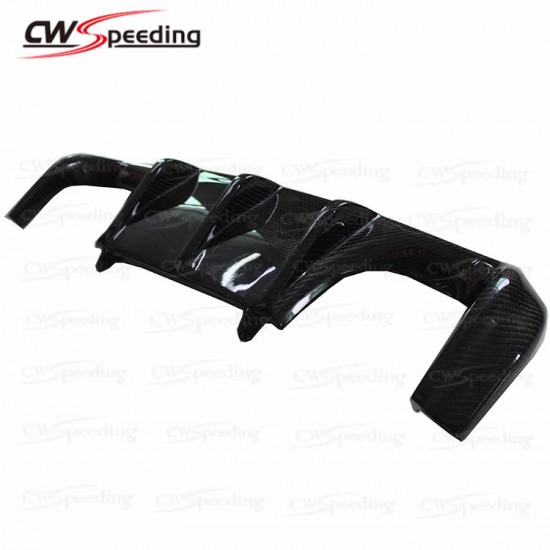 H2 STYLE CARBON FIBER REAR LIP REAR BUMPER LIP REAR DIFFUSER FOR BMW 3 SERIES E92 M3