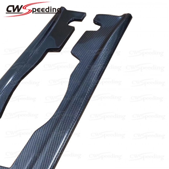 EXOTICS STYLE CARBON FIBER SIDE SKIRTS FOR BMW 3 SERIES E92 E93