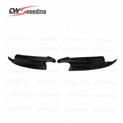 M3 STYLE CARBON FIBER FRONT BUMPER CANARD SPLITTR FOR 2005-2011 BMW 3 SERIES E92 E93 M3