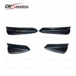 CARBON FIBER FRONT BUMPER CANARD FOR BMW 5 SERIES F10 FOR MT BUMPER ONLY