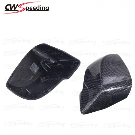  REPLACEMENT STYLE CARBON FIBER SIDE MIRROR COVER FOR 2014-2016 BMW 5 SERIES F10