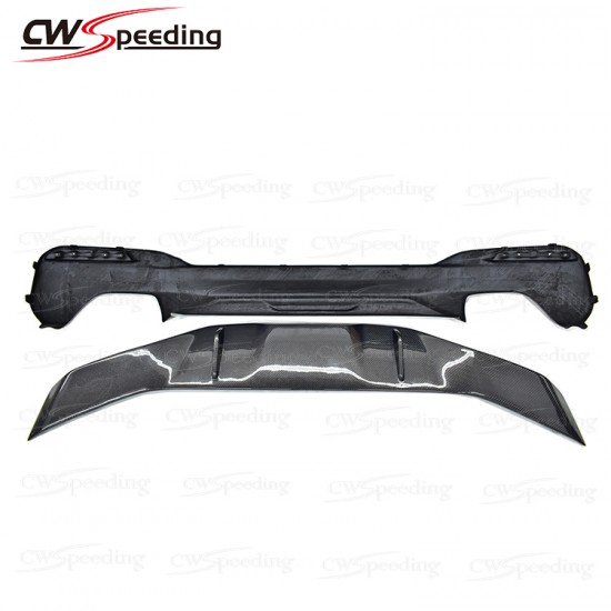 M PERFORMANCE STYLE CARBON FIBER REAR DIFFUSER FOR 2017-2019 BMW G30 G38