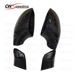 CARBON FIBER EXTERIOR REPLACEMENT MIRRORS FOR 2011-2016 FERRARI 458 ITALIA AND SPIDER AND SPECIALE