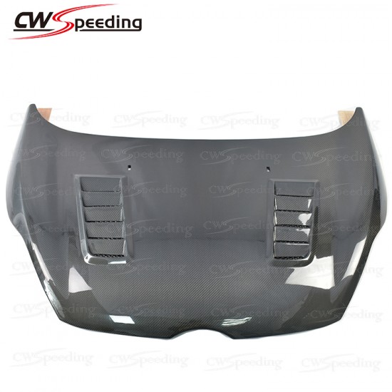 RS STYLE CARBON FIBER HOOD FOR 2009 FORD FIESTA 