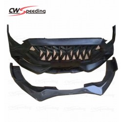 ONES STYLE HALF CARBON FIBER FRONT BUMPER FOR 2015-2017 FORD MUSTANG