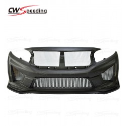 CWS STYLE FIBER GLASS FRONT BUMPER FOR 2014-2018 HONDA CIVIC X