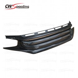 CWS STYLE CARBON FIBER FRONT GRILLE FOR 2016-2017 HONDA CIVIC X