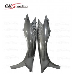 MANSORY STYLE CARBON FIBER FRONT FENDER FOR 2011-2015 LAMBORGHINI AVENTADOR LP700-4 LP720 LP750