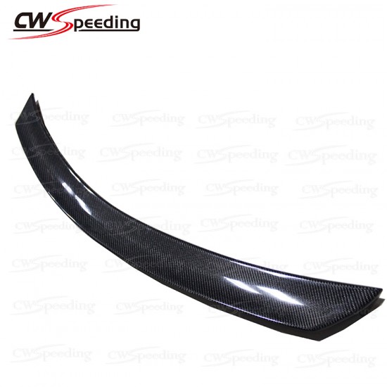 V STYLE CARBON FIBER REAR SPOILER FOR 2007-2014 MERCEDES-BENZ C CLASS W204 4D