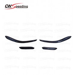 BK STYLE CARBON FIBER FRONT BUMPER SPLITTLES FOR MERCEDES-BENZ C-CLASS W204 C180 C200 C260 C300