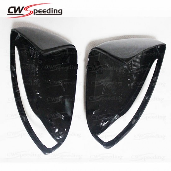 REPLACEMENT STYLE CARBON FIBER SIDE MIRROR COVER FOR 2015-2016 MERCEDES-BENZ C-CLASS W205 C180 C200 C260