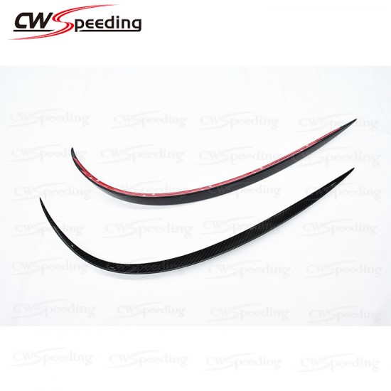 DRY CARBON FIBER FRONT BUMPER LIP FRONT LIP FOR MERCEDES-BENZ C-CLASS W205