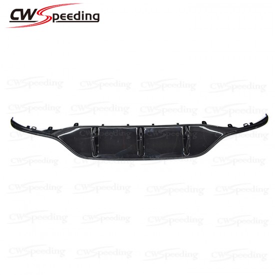 DRY CARBON FIBER REAR BUMPER REAR LIP FOR MERCEDES-BENZ C-CLASS W205