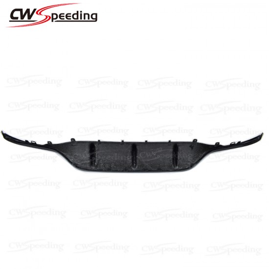 DRY CARBON FIBER REAR BUMPER REAR LIP FOR MERCEDES-BENZ C-CLASS W205