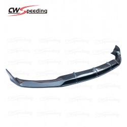 BARBU STYLE CARBON FIBER FRONT LIP FOR 2015-2016 MERCEDES-BENZ C-CLASS W205 C180 C200 C260 SPORT