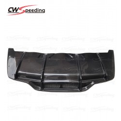 PSM STYLE CARBON FIBER REAR DIFFUSER FOR 2015-2016  MERCEDES BENZ C-CLASS W205 C63 AMG 4D 