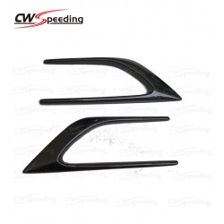 CARBON FIBER FRONT BUMPER VENTS FOR MERCEDES-BENZ C-CLASS W205 2D 4D