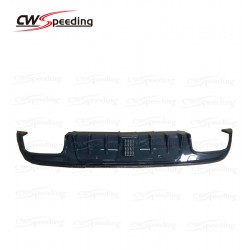 BARBUS STYLE CARBON FIBER REAR DIFFUSER WITH LEADER LIGHT FOR  MERCEDES-BENZ C CLASS W205 C180 C200 C260