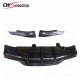 PSM STYLE CARBON FIBER REAR DIFFUSER FOR 2015-2016  MERCEDES BENZ C-CLASS W205 C63 AMG 2D 