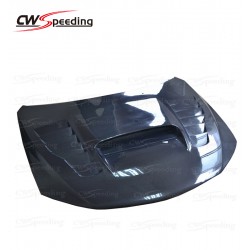 CHARGESPEED BOTTONLINE STYLE CARBON FIEBR HOOD FOR 2008-2010 SUBARU  IMPREZA 10 STI/WRX/2.0R