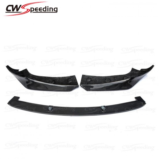 CWS STYLE CARBON FIBER FRONT LIP FOR 2016-2018 TESLA MODEL 3 