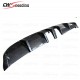 R20 STYLE CARBON FIBER REAR DIFFUSER FOR VW GOLF 6