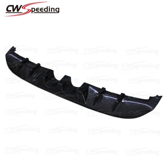 R20 STYLE CARBON FIBER REAR DIFFUSER FOR 2014-2016 VW GOLF 7 R-LINE 