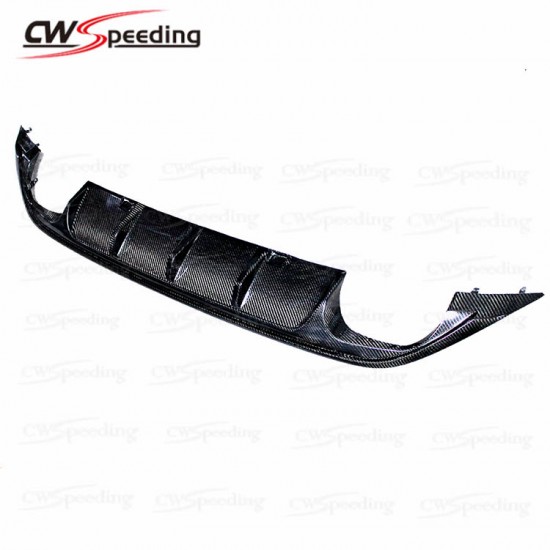 S-LINE STYLE CARBON FIBER REAR DIFFUSER(T-4) FOR 2014-2016 VW GOLF 7 /GTI