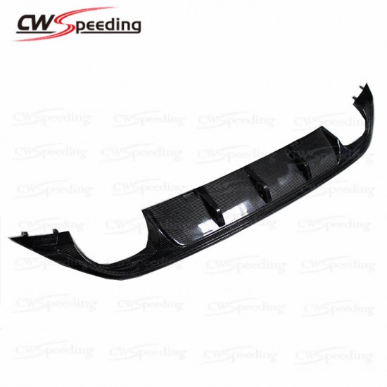 S-LINE STYLE CARBON FIBER REAR DIFFUSER(T-4) FOR 2014-2016 VW GOLF 7 /GTI