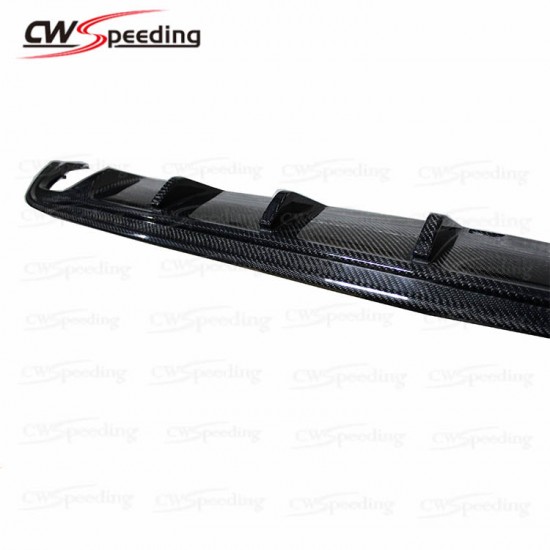 S-LINE STYLE CARBON FIBER REAR DIFFUSER(T-4) FOR 2014-2016 VW GOLF 7 /GTI