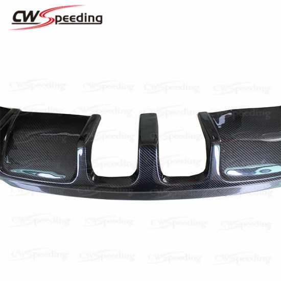 R20 STYLE CARBON FIBER REAR DIFFUSER (T-2) FOR 2015-2016 VW SCIROCCO R