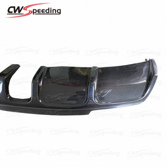 R20 STYLE CARBON FIBER REAR DIFFUSER (T-2) FOR 2015-2016 VW SCIROCCO R