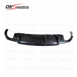 CARBON FIBER REAR DIFFUSER (T-2) FOR 2015-2016 VW SCIROCCO R