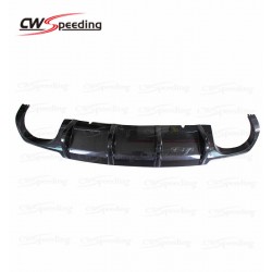 CARBON FIBER REAR DIFFUSER (T-4) FOR 2015-2016 VW SCIROCCO R